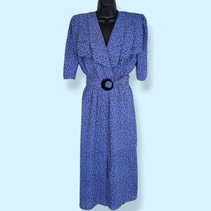 Vintage Cheetah Print Dress